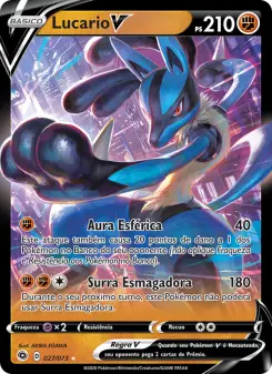 Lucario V – Carta Pokémon TCG