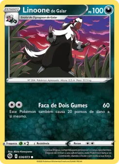 Linoone de Galar – Carta Pokémon TCG
