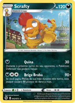 Scrafty – Carta Pokémon TCG