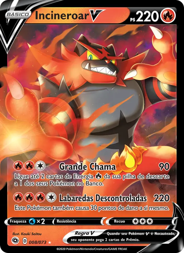 Incineroar V – Pokémon TCG