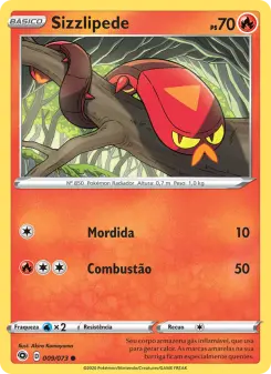 Sizzlipede – Carta Pokémon TCG