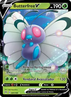 Butterfree V – Carta Pokémon TCG