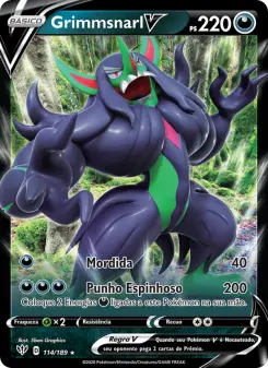 Grimmsnarl V – Carta Pokémon TCG