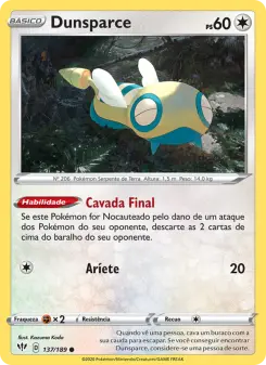 Dunsparce – Carta Pokémon TCG