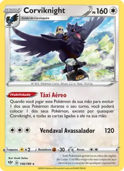 Corviknight – Carta Pokémon TCG