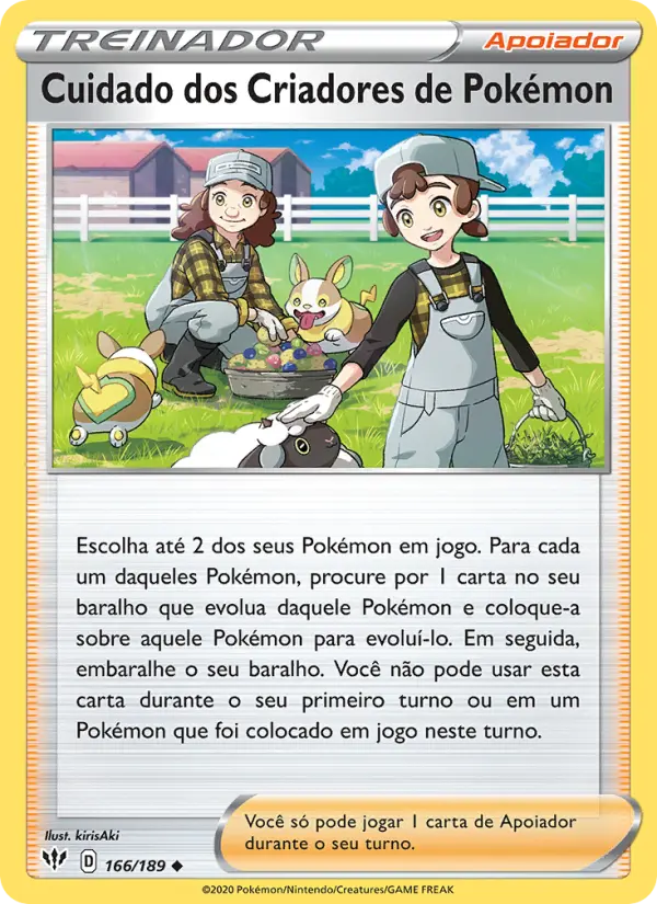 Cuidado dos Criadores de Pokémon – Pokémon TCG