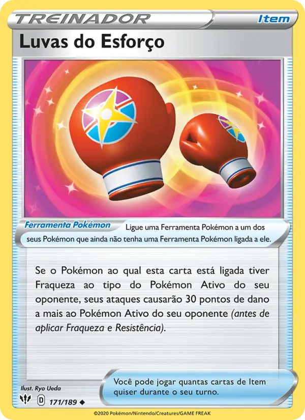 Luvas do Esforço – Pokémon TCG