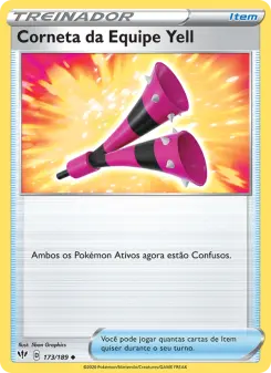 Corneta da Equipe Yell – Carta Pokémon TCG
