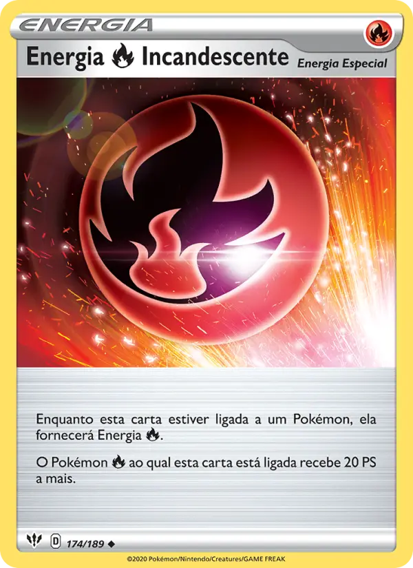 Energia Fire Incandescente – Pokémon TCG