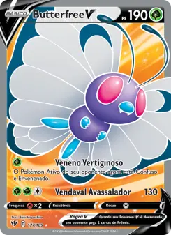 Butterfree V – Carta Pokémon TCG