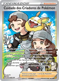 Cuidado dos Criadores de Pokémon – Carta Pokémon TCG
