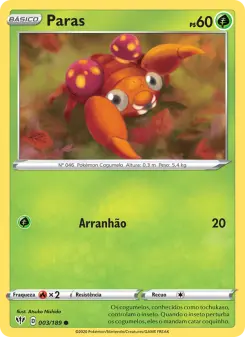 Paras – Carta Pokémon TCG