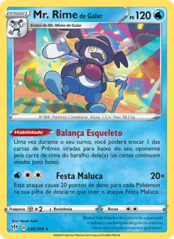 Mr. Rime de Galar – Carta Pokémon TCG