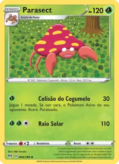 Parasect – Carta Pokémon TCG