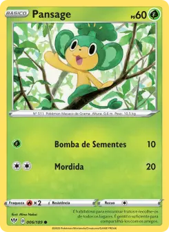 Pansage – Carta Pokémon TCG