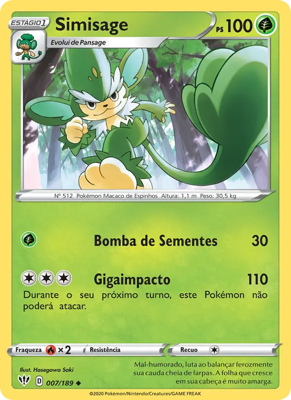 Simisage – Pokémon TCG