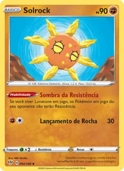 Solrock – Carta Pokémon TCG