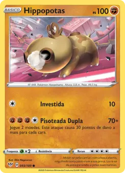 Hippopotas – Carta Pokémon TCG