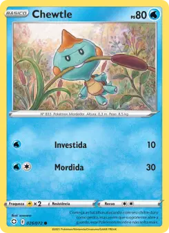Chewtle – Carta Pokémon TCG