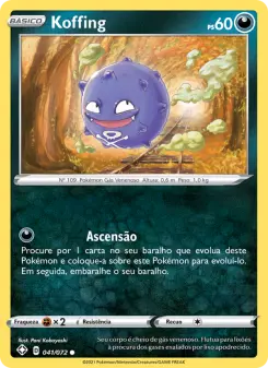 Koffing – Carta Pokémon TCG