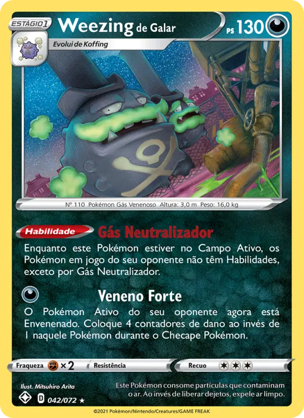 Weezing de Galar – Pokémon TCG