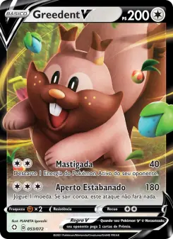 Greedent V – Carta Pokémon TCG