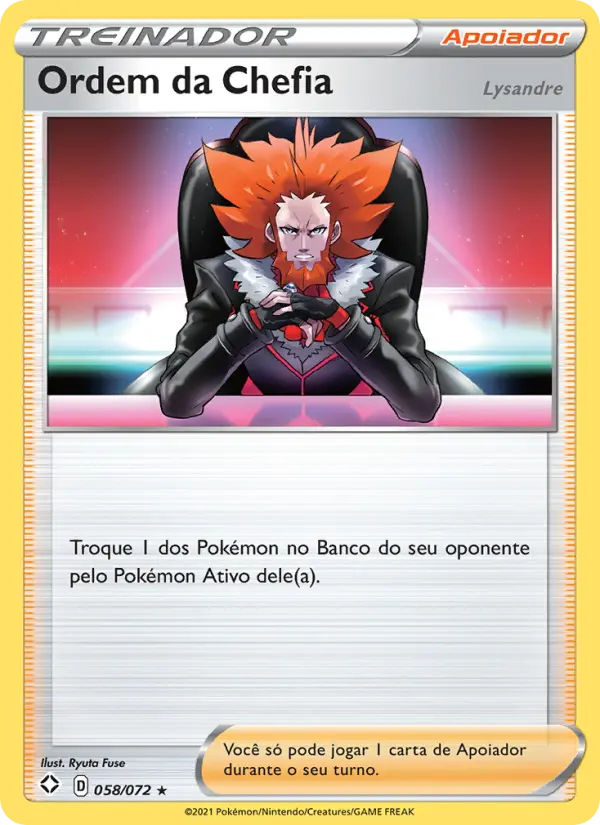 Ordem da Chefia – Pokémon TCG