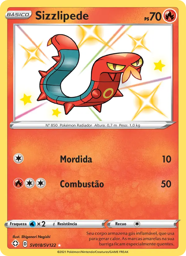 Sizzlipede – Pokémon TCG