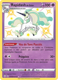 Rapidash de Galar – Carta Pokémon TCG