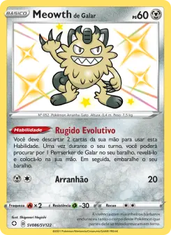 Meowth de Galar – Carta Pokémon TCG
