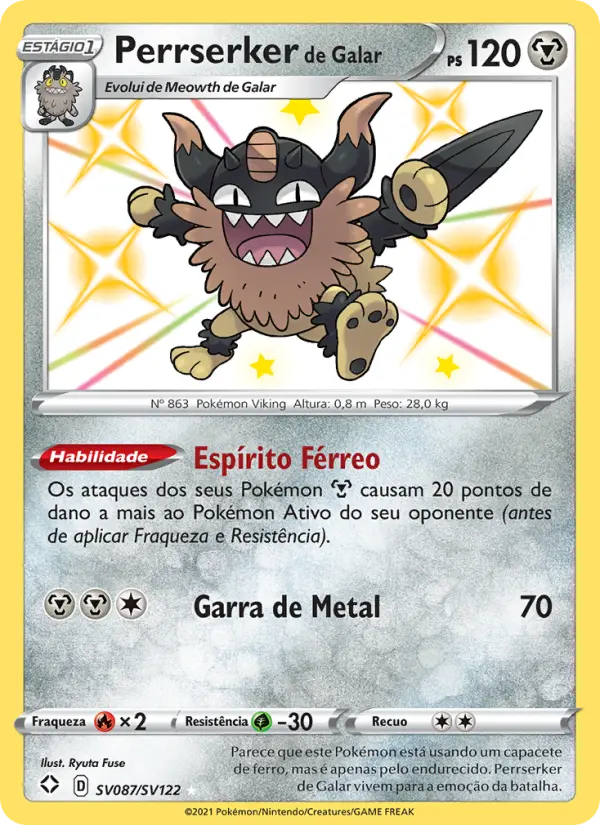 Perrserker de Galar – Pokémon TCG