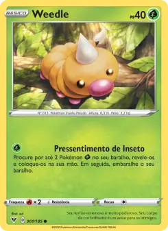 Weedle – Carta Pokémon TCG