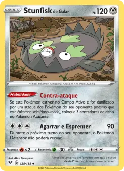 Stunfisk de Galar – Carta Pokémon TCG