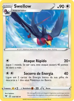 Swellow – Carta Pokémon TCG