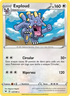 Exploud – Carta Pokémon TCG