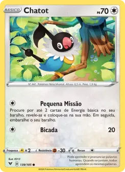 Chatot – Carta Pokémon TCG