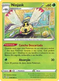 Ninjask – Carta Pokémon TCG