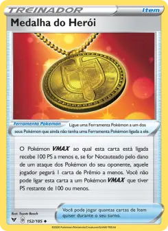 Medalha do Herói – Carta Pokémon TCG