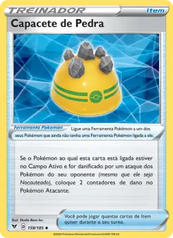 Capacete de Pedra – Carta Pokémon TCG