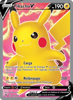 Pikachu V – Carta Pokémon TCG
