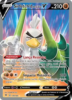 Sirfetch'd de Galar V – Carta Pokémon TCG