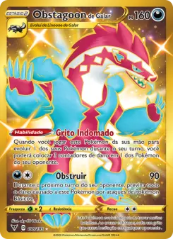 Obstagoon de Galar – Carta Pokémon TCG