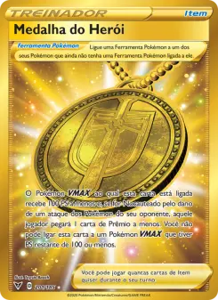 Medalha do Herói – Carta Pokémon TCG
