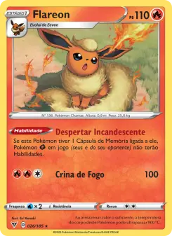 Flareon – Carta Pokémon TCG