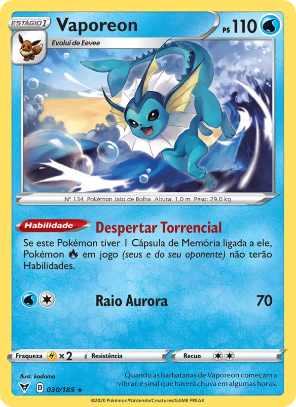 Vaporeon – Pokémon TCG