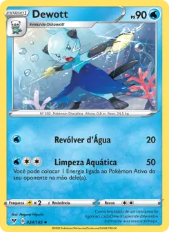Dewott – Carta Pokémon TCG
