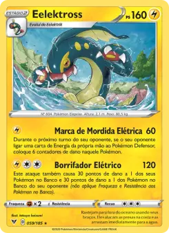 Eelektross – Carta Pokémon TCG