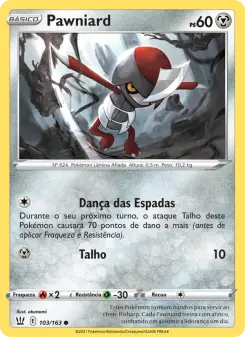 Pawniard – Carta Pokémon TCG