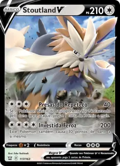 Stoutland V – Carta Pokémon TCG