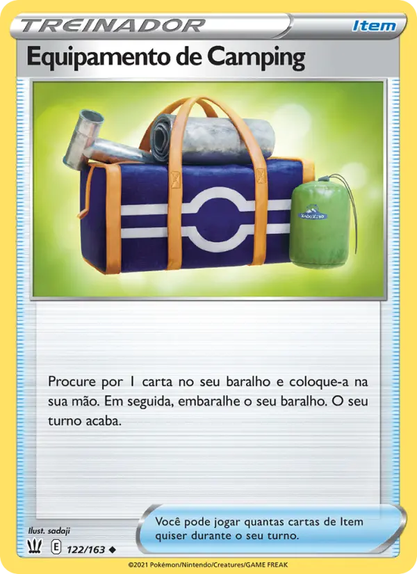 Equipamento de Camping – Pokémon TCG
